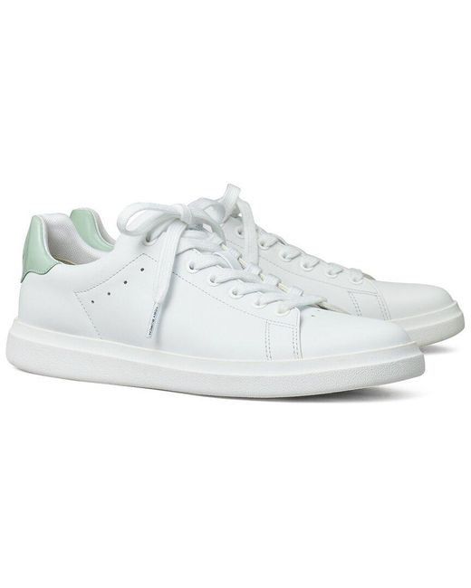 Tory Burch White Howell Leather Sneaker