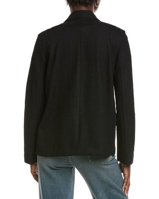 Eileen Fisher Black Wool Blazer