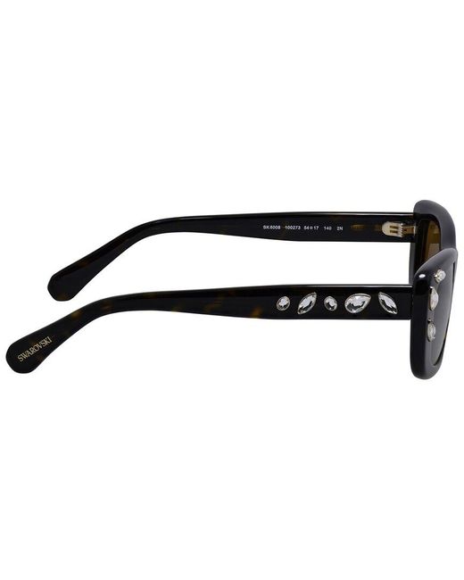 Swarovski Black Sk6008 54Mm Sunglasses