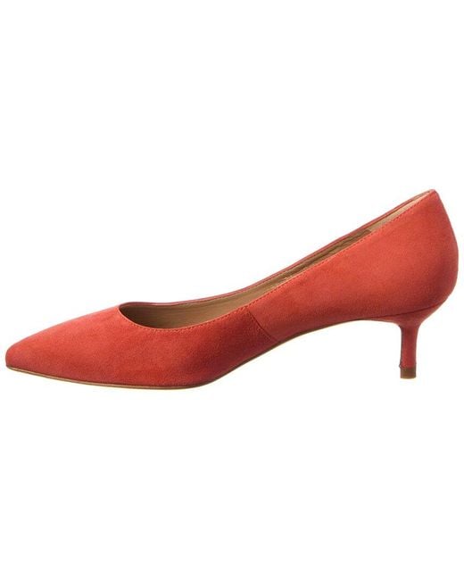 L.K.Bennett Pink Audrey Suede Closed Courts