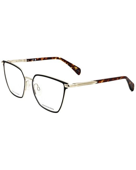 Rag & Bone Metallic 55Mm Optical Frames