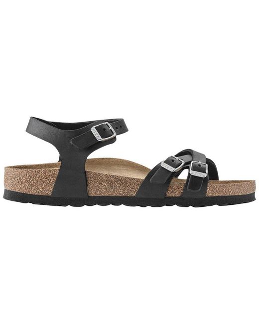 Birkenstock Black Kumba Oiled Leather Sandal