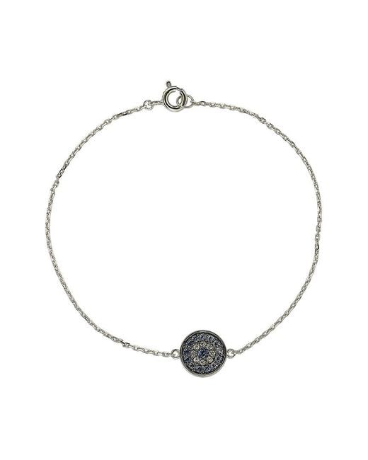 Suzy Levian Metallic 0.27 Ct. Tw. Gemstone Bracelet