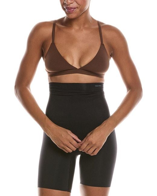Calvin Klein Black Stay-Put Stretch Short