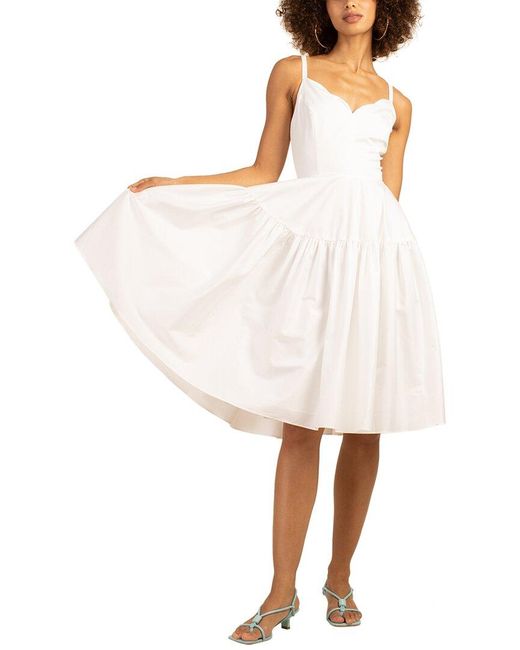 Trina Turk White Bask Dress