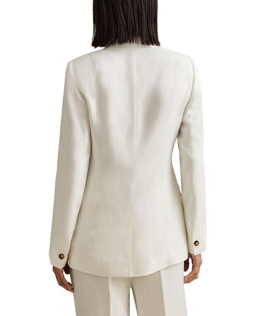 Reiss White Lori Formal Jacket