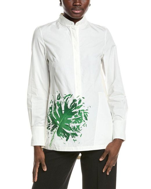 Akris White Blouse