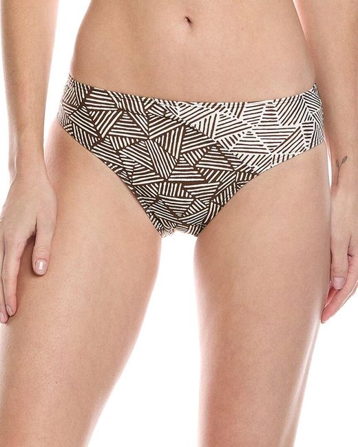 summersalt Natural The Diagonal Mid-Rise Bottom
