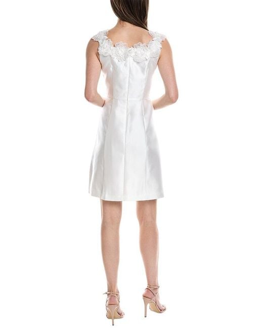 Adrianna Papell White Cocktail Dress