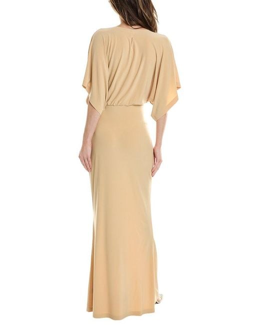 Norma Kamali Natural Obie Gown