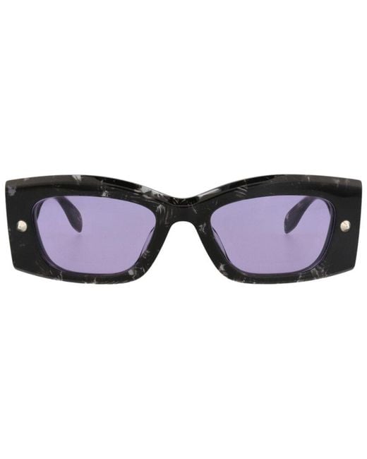 McQueen Black 51Mm Sunglasses
