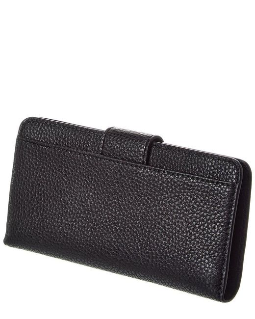 Marc Jacobs Black Leather Slim Wallet