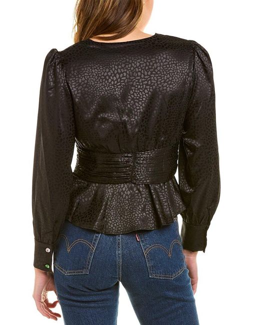 Olivia Rubin Black Primrose Top