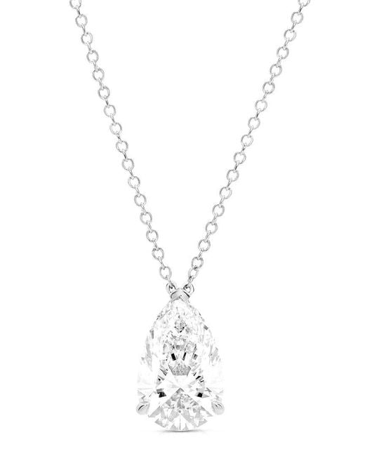 Amairah White 14K 2.00 Ct. Tw. Lab-Grown Diamond Solitaire Pendant Necklace