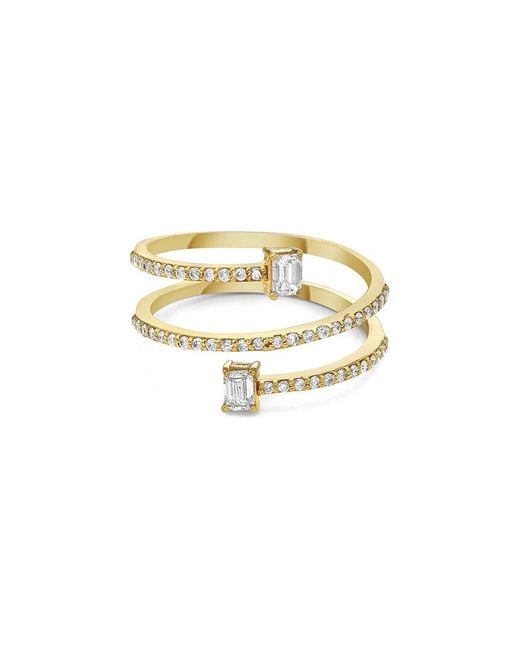 Forever Creations USA Inc. White Forever Creations 18k 0.52 Ct. Tw. Diamond Wrap Ring