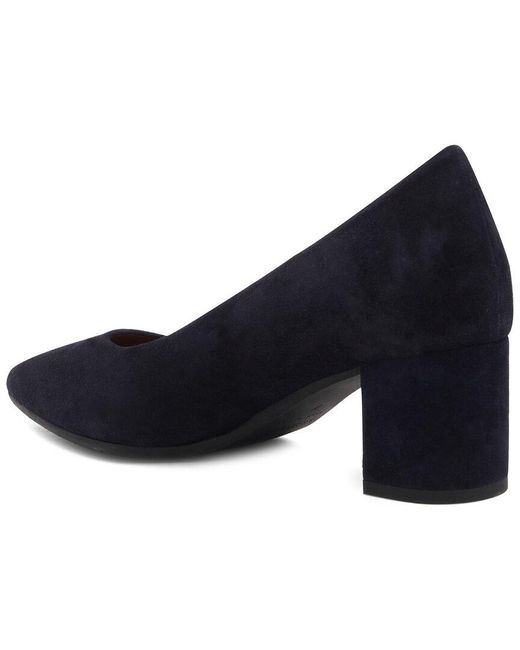 Aquatalia Blue Kari Waterproof Suede Pump
