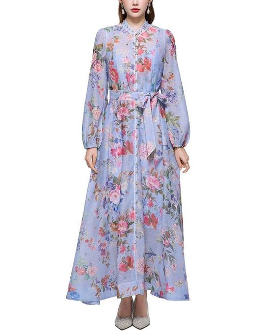 Kaimilan Purple Maxi Dress