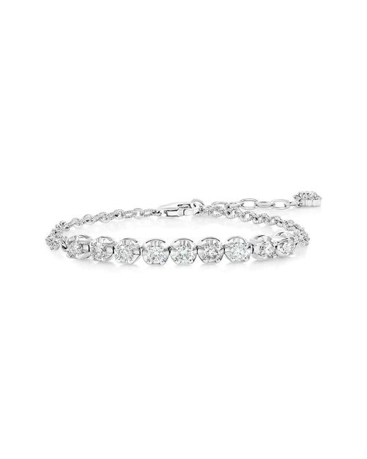 Jewels by Viomo White 14K 1.45 Ct. Tw. Diamond Bracelet