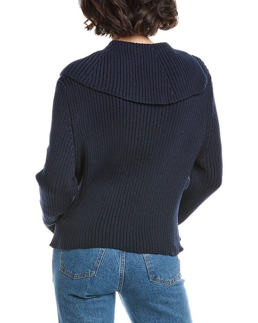 Lyra & Co Blue Zip Cardigan