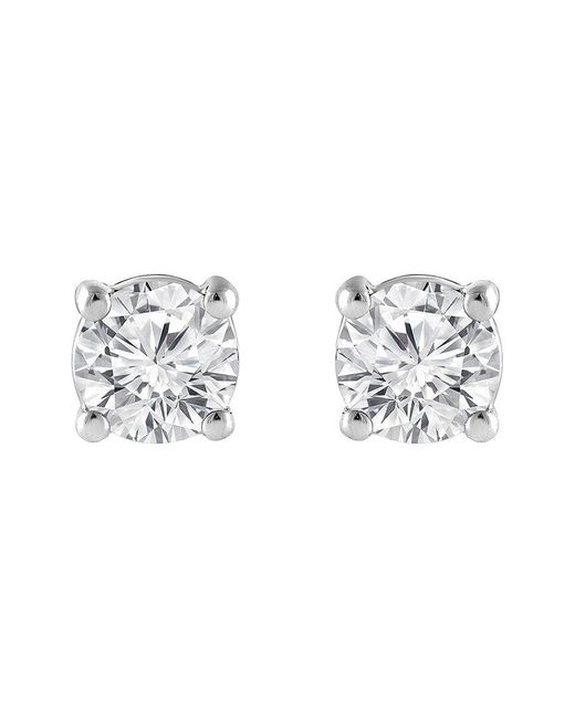 Lab Grown Diamonds Metallic 14k 0.50 Ct. Tw. Lab Grown Diamond Studs