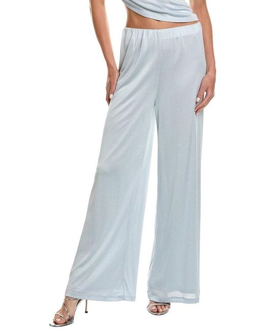 Lamarque Blue Neela Pull On Straight Leg Pant
