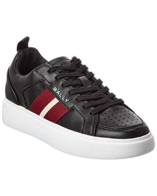 Bally Black Bennys Leather Sneaker