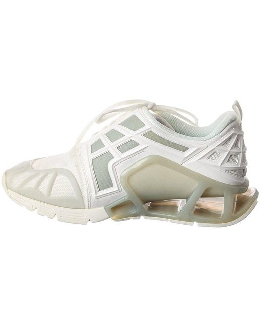 Palm Angels White Racing Palm Web Sneaker for men