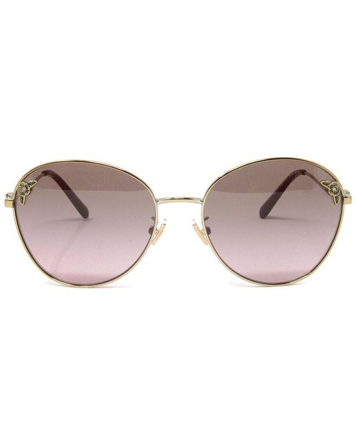 COACH Brown Hc7097B 59Mm Sunglasses