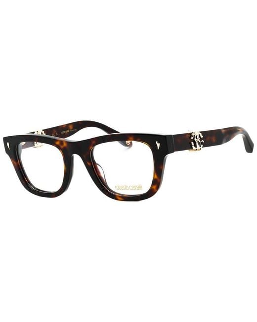 Roberto Cavalli Black Vrc052 49Mm Optical Frames