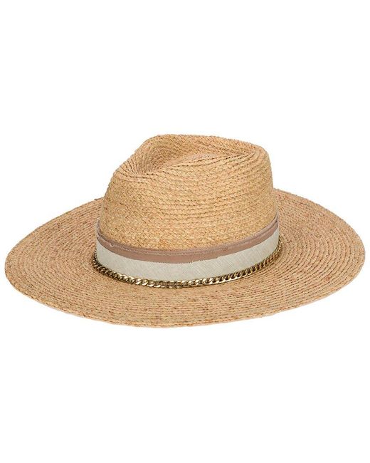 San Diego Hat Natural Coastal Sunset Stiff Brim Fedora