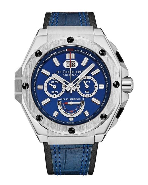 Stuhrling Blue Watch for men