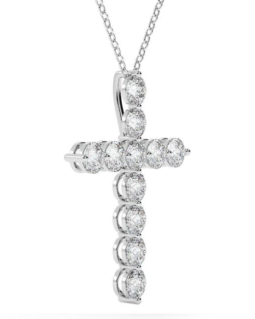 Lab Grown Diamonds White 14K 2.00 Ct. Tw. Lab-Grown Diamond Necklace