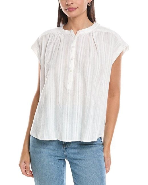Splendid White Paloma Fashion Top