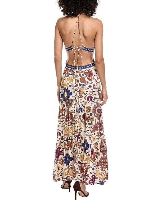Ba&sh White Robe Vealy Dress