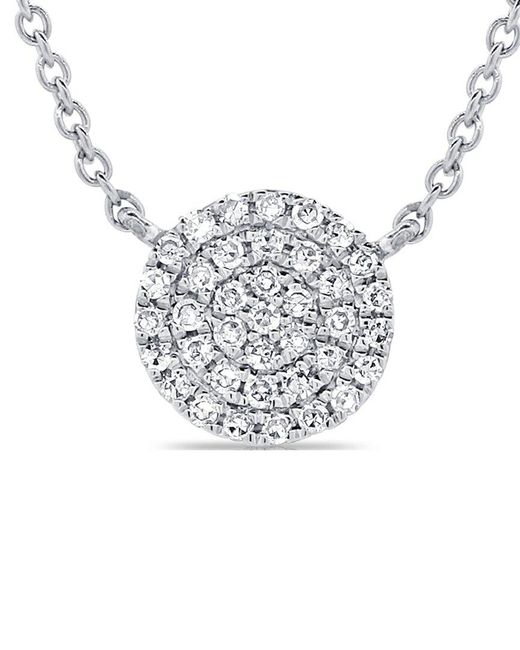 Sabrina Designs Multicolor 14K 0.29 Ct. Tw. Diamond Disc Necklace