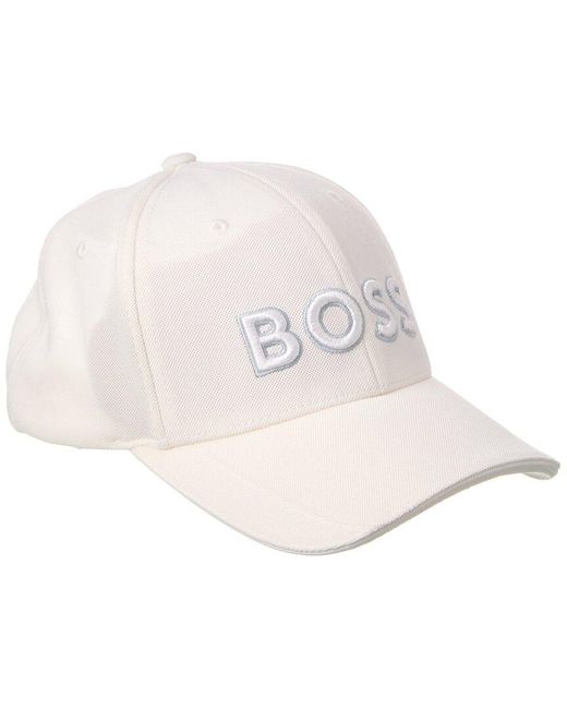Boss White Us Cap for men