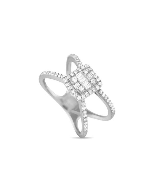 Diamond Select Cuts White 14K 0.50 Ct. Tw. Diamond Split Shank Ring
