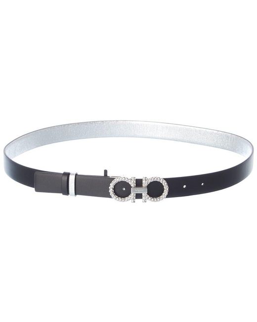 Ferragamo Multicolor Gancini Adjustable Leather Belt