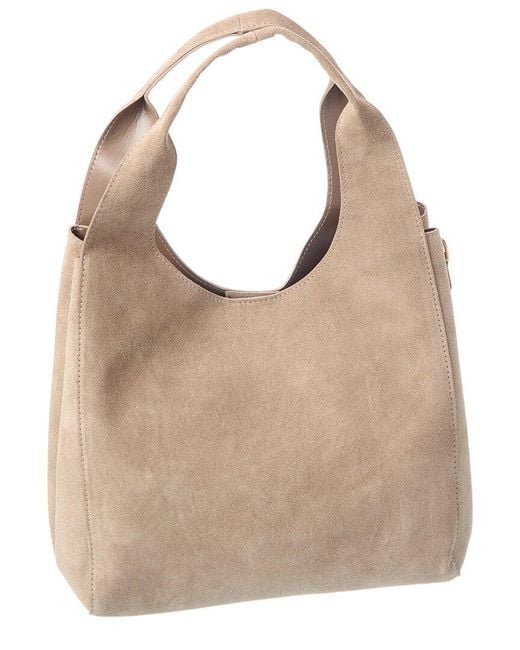 Isabella Rossetti Natural River27 Suede Tote