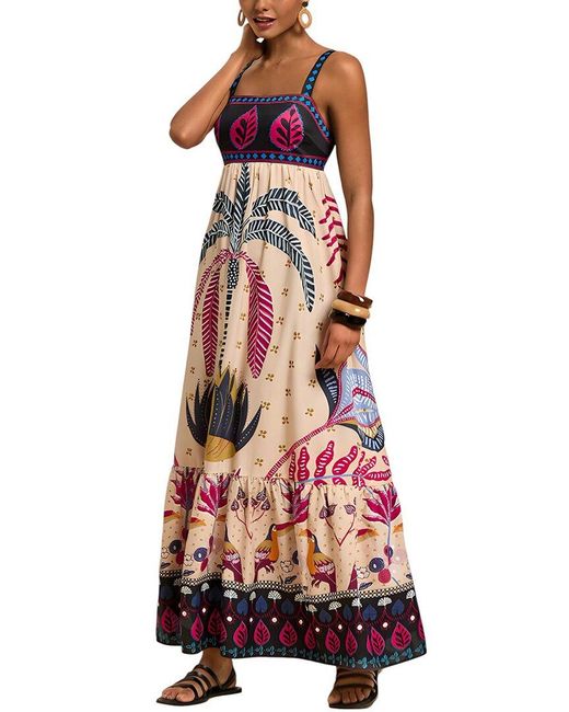 CAMILA BLANCO Red Maxi Dress