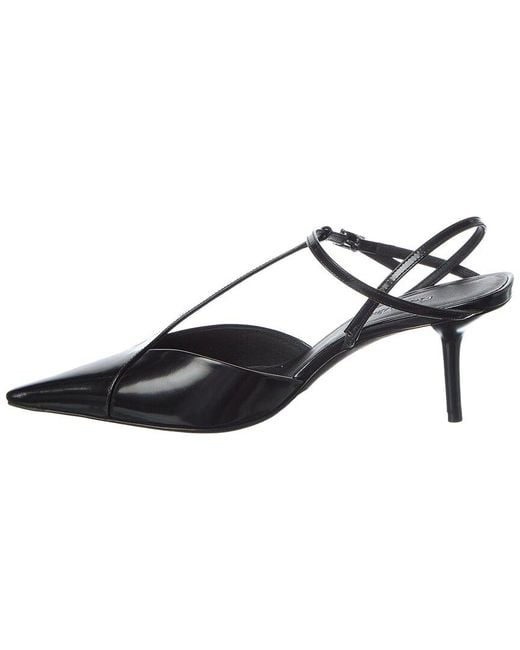 Max Mara Black Leather Pump