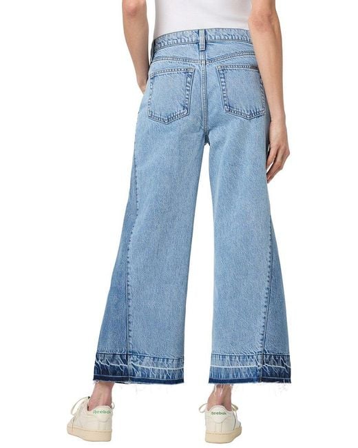 Joe's Jeans Blue Hannah Wide Leg Ankle Jean