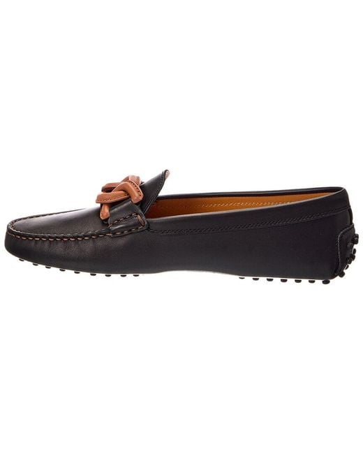 Tod's Brown Leather Loafer