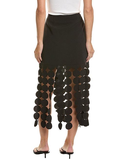 Hyacinth House Black Mercedes Maxi Skirt