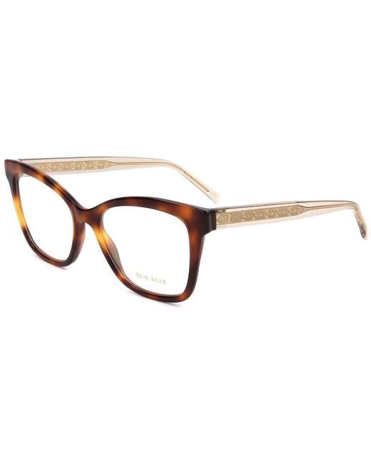 Elie Saab Brown 52Mm Optical Frames