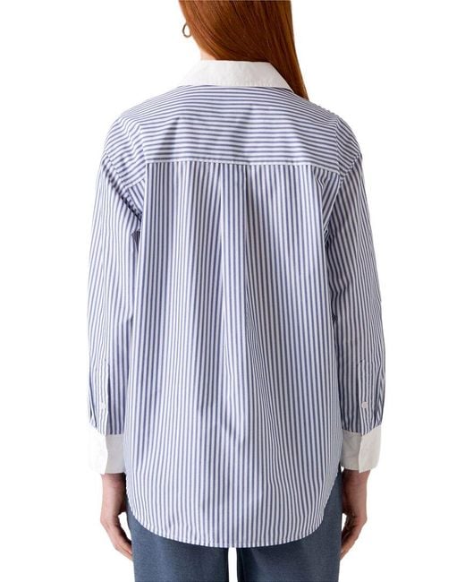 L.K.Bennett Blue Hally Top