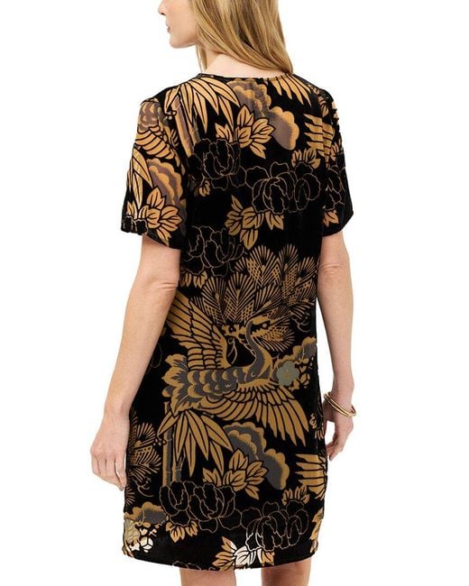 Johnny Was Black Modet Mini Dress