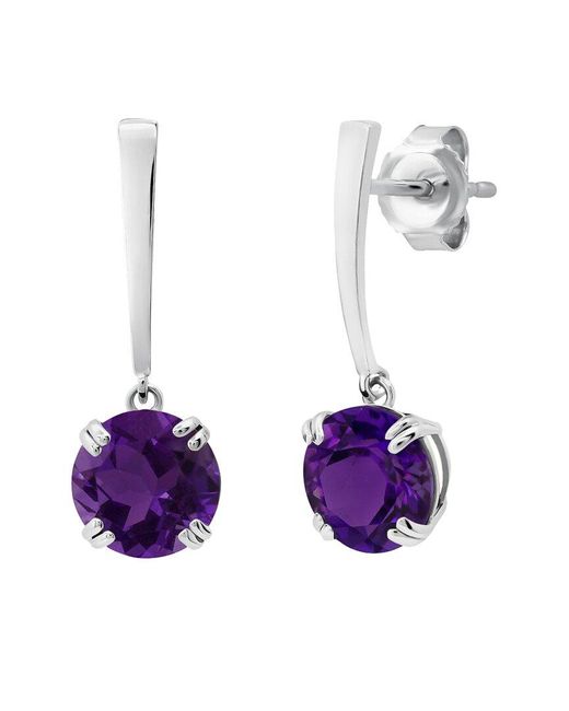 MAX + STONE Purple Max + Stone 14k 2.23 Ct. Tw. Amethyst Dangle Earrings