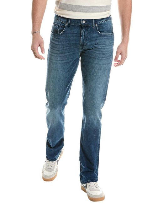 7 For All Mankind Blue Paxtyn Tx Straight Jean for men