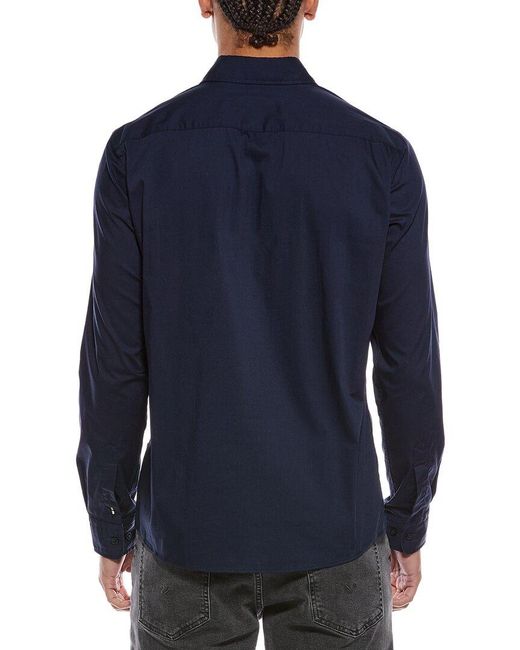 Boss Blue Roan Solid Shirt for men